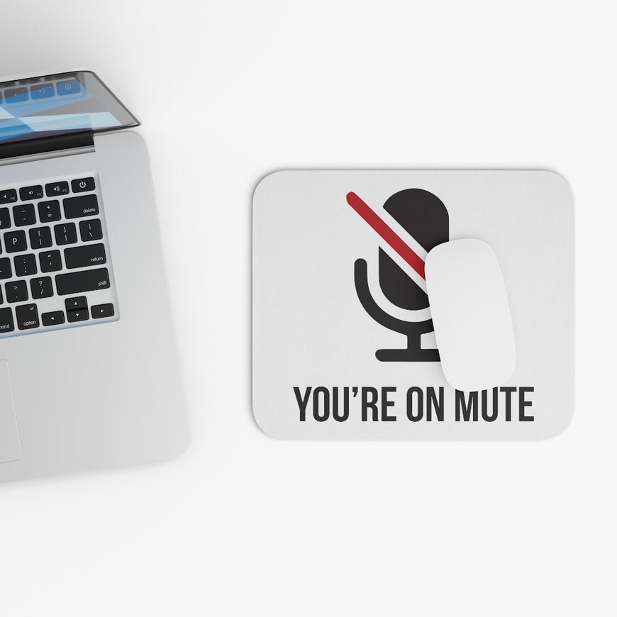 Muted! Workplace Mouse Pad