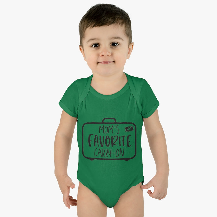 Mom's Favorite Carry-On Infant Onesie