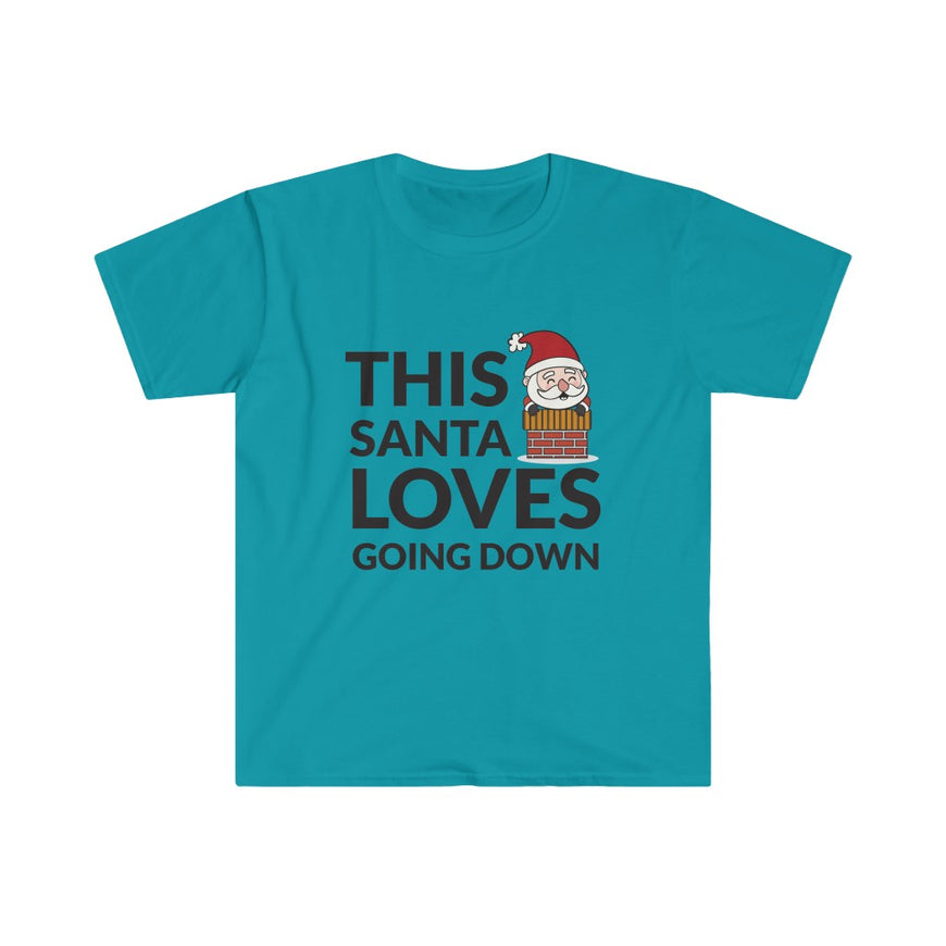 Santa Loves Going Down T-Shirt