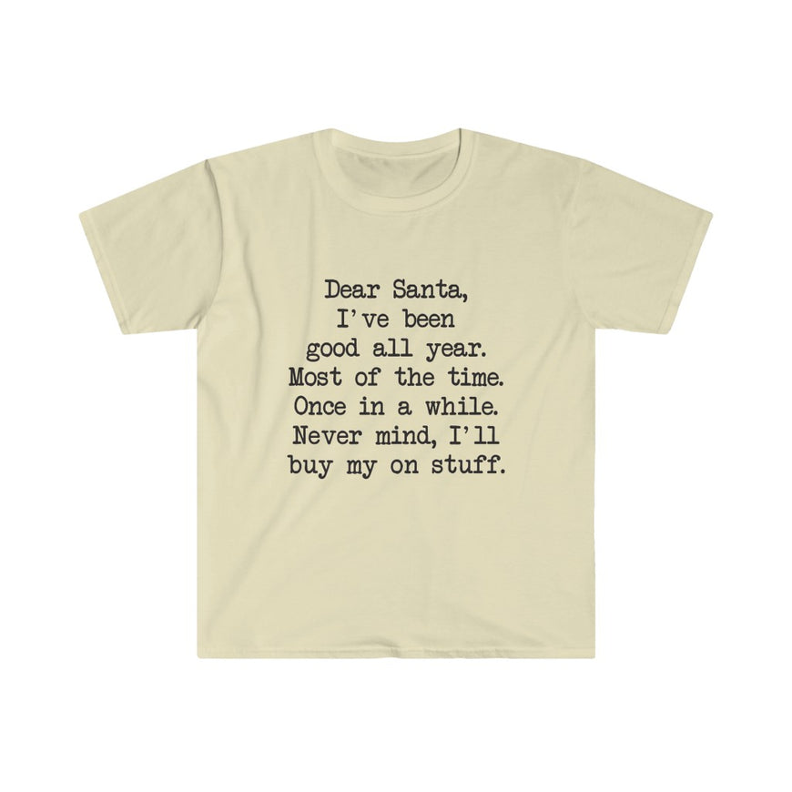 Dear Santa, I'll Buy My Own Stuff T-Shirt