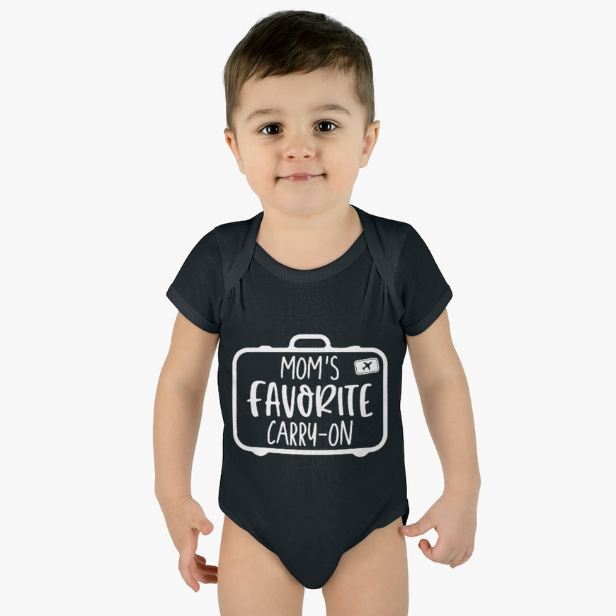 Mom's Favorite Carry-On Infant Onesie