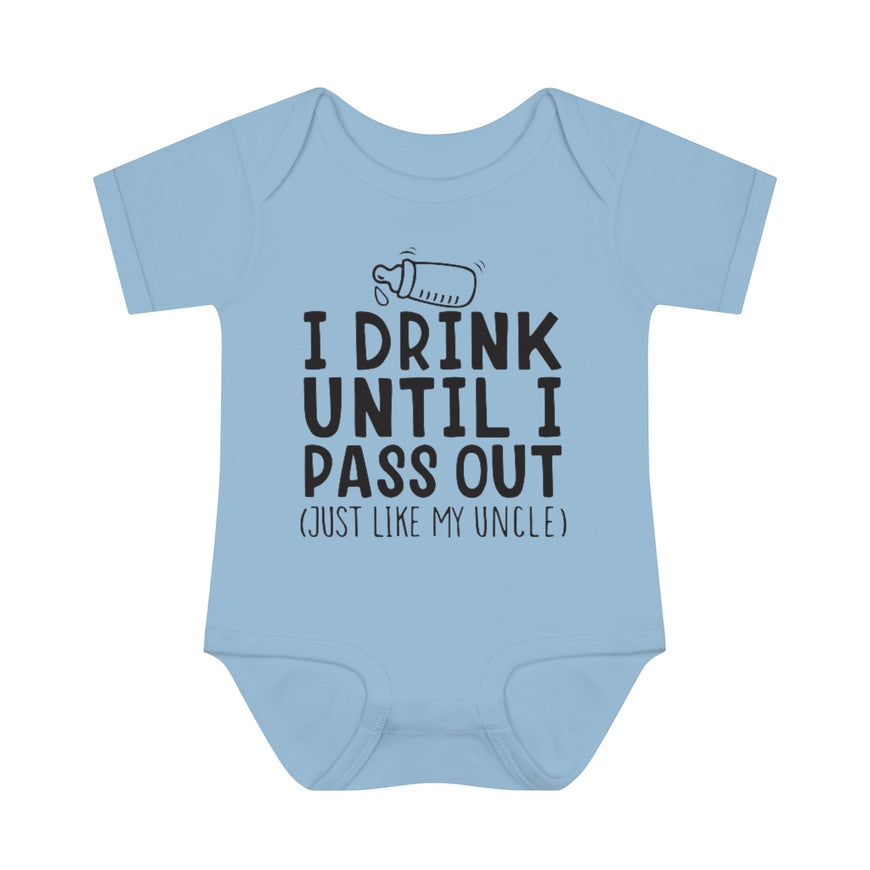 I Drink Like My Uncle Infant Onesie