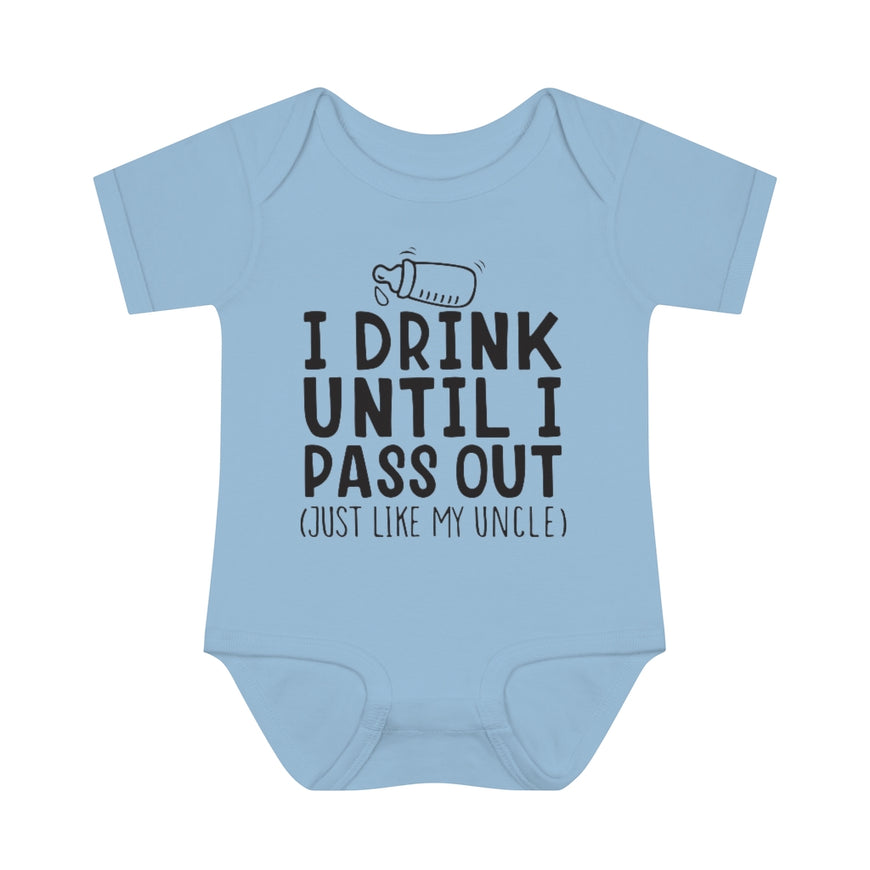 I Drink Like My Uncle Infant Onesie