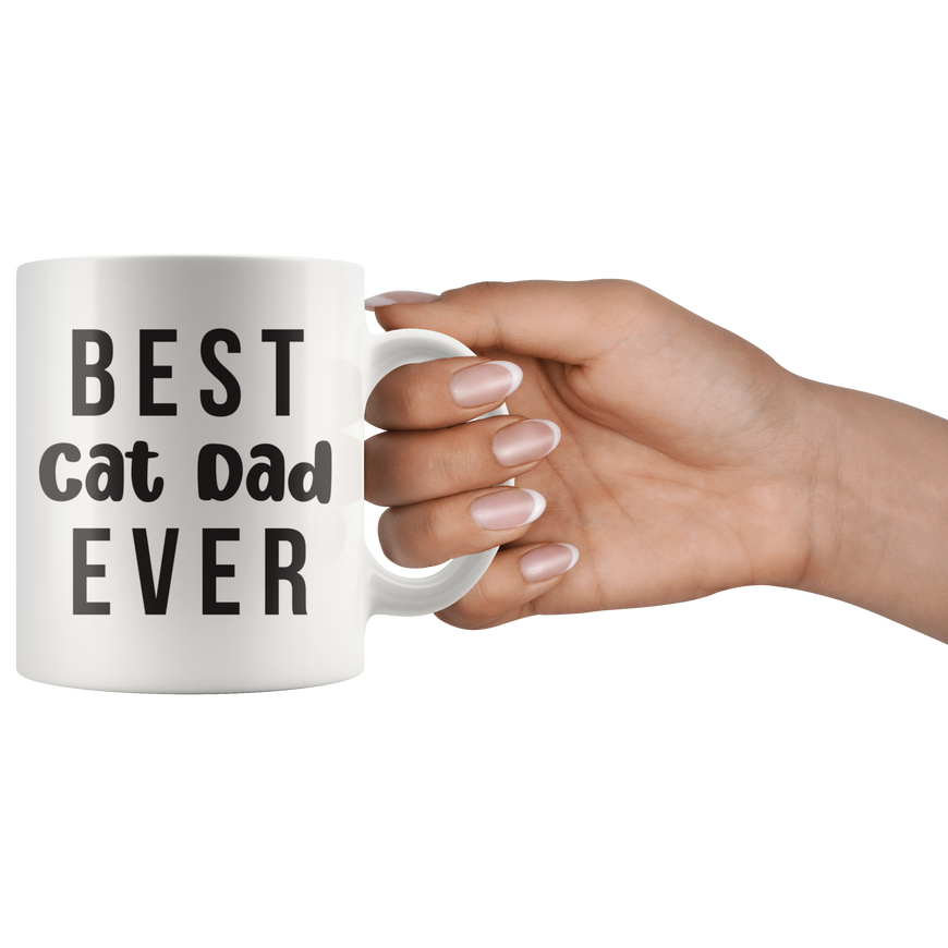 Best Cat Dad Ever Coffee Mug
