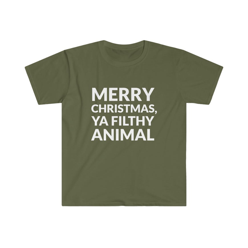Merry Christmas Ya Filthy Animal T-Shirt