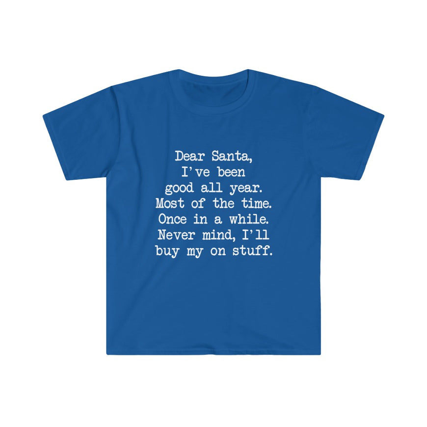 Dear Santa, I'll Buy My Own Stuff T-Shirt