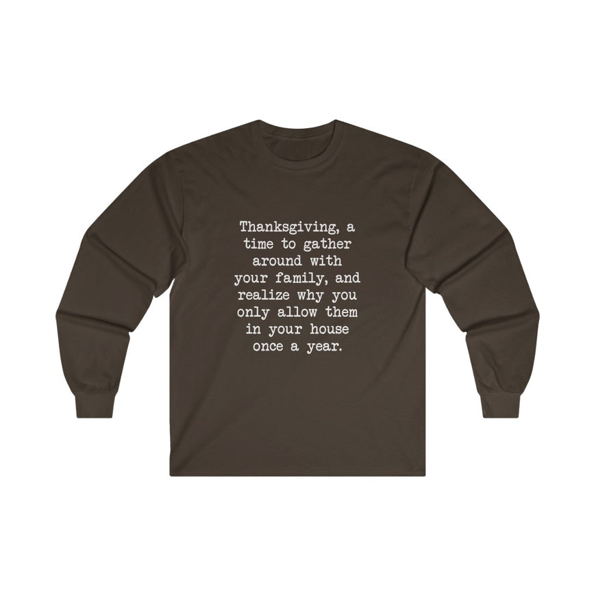 Thanksgiving Gathering Long Sleeve Tee