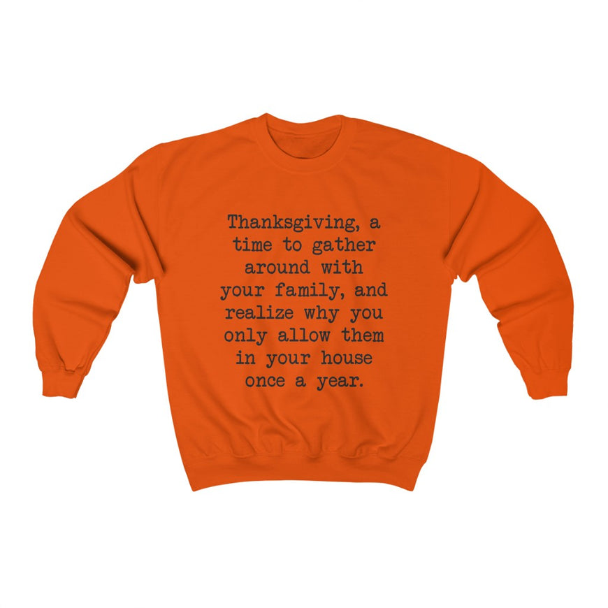 Thanksgiving Gathering Crewneck Sweatshirt