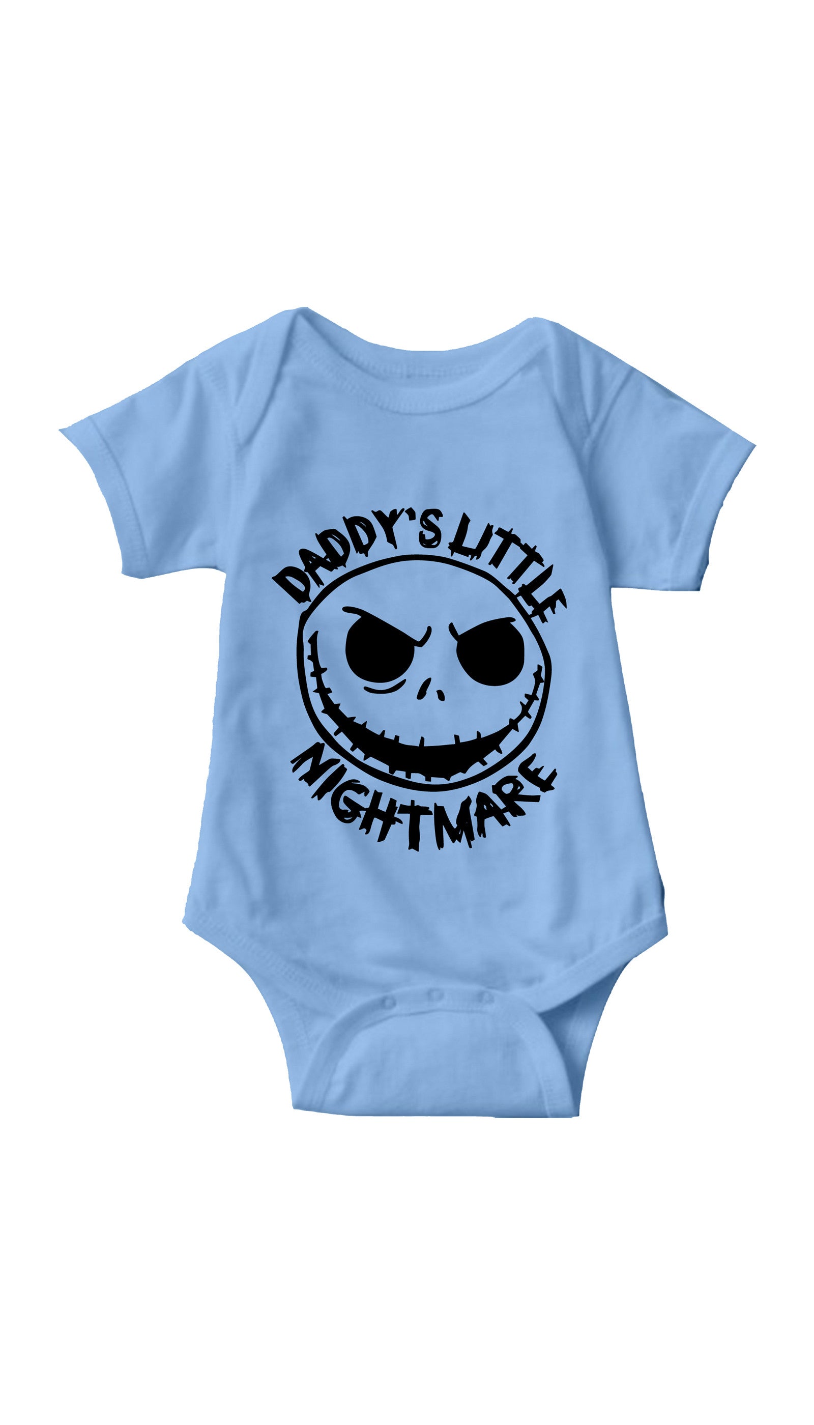 Daddy's Little Nightmare Light Blue Infant Onesie | Sarcastic ME