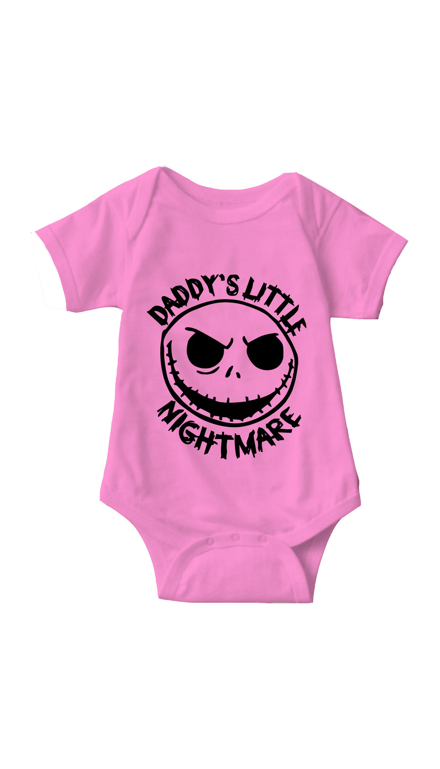 Daddy's Little Nightmare Pink Infant Onesie | Sarcastic ME