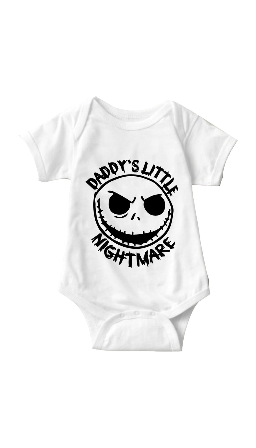 Daddy's Little Nightmare White Infant Onesie | Sarcastic ME