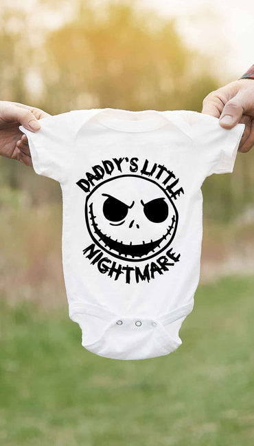 Daddy's Little Nightmare Funny Baby Infant Onesie