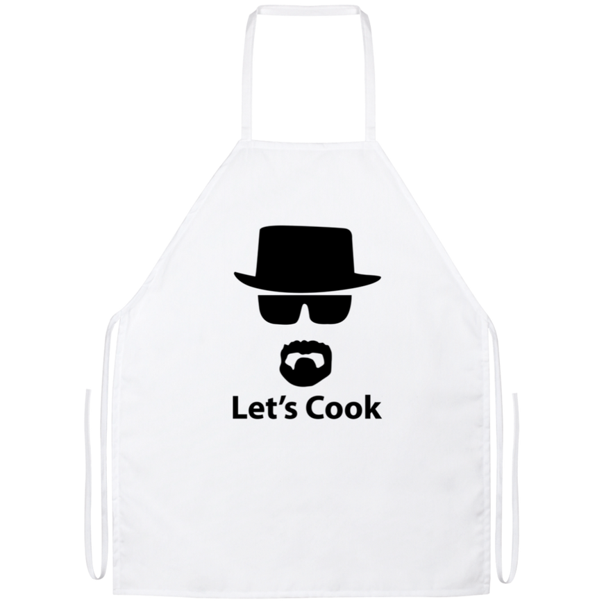 Let's Cook Heisenberg Funny Kitchen Apron | Sarcastic Me
