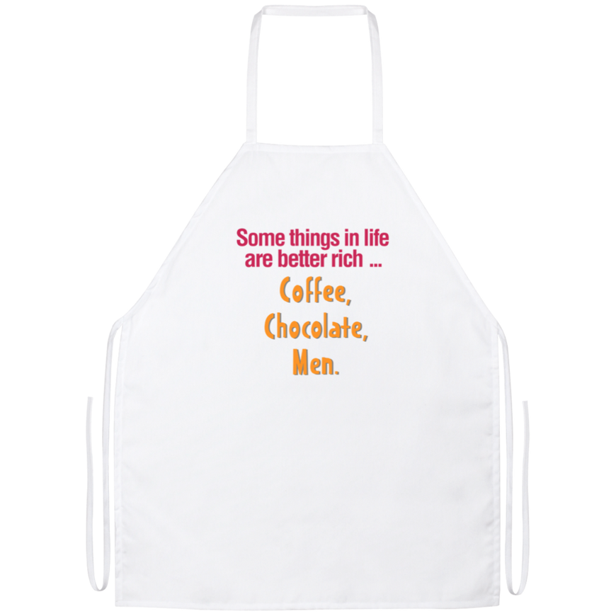 Some Things In Life Are Better Rich Funny Kitchen Apron | Sarcastic Me