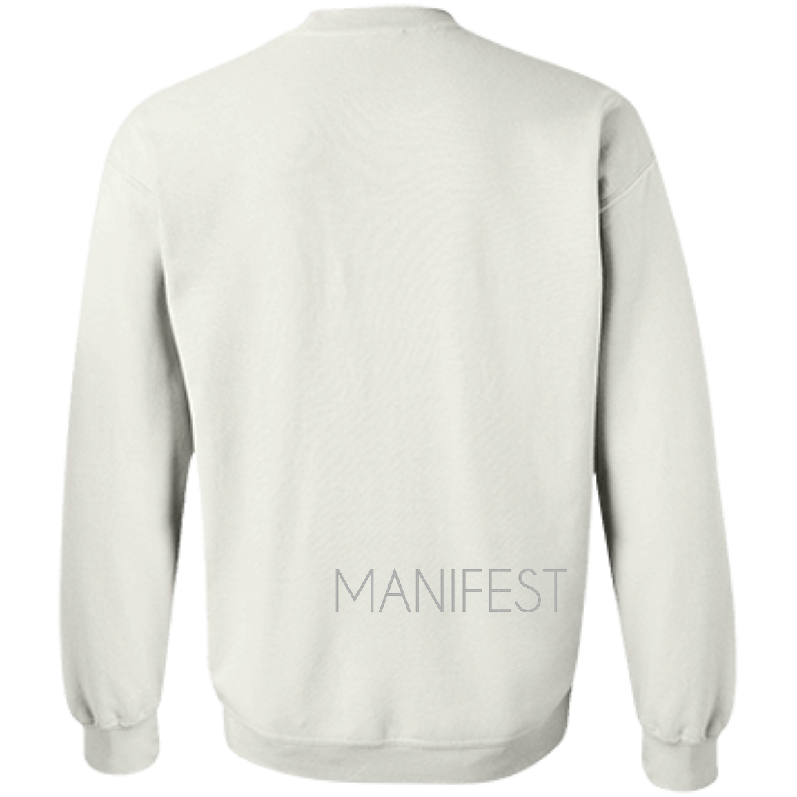 Manifest Crewneck - Gray on White