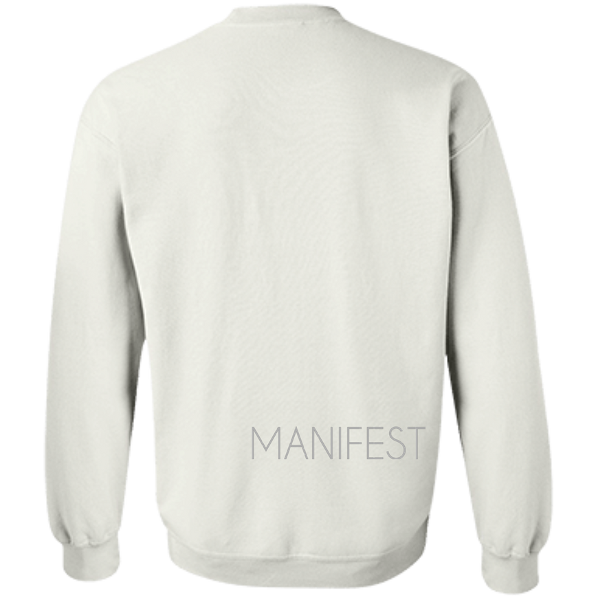 Manifest Crewneck - Gray on White