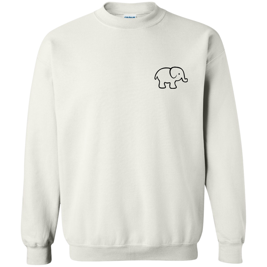 Manifest Crewneck - Black on White