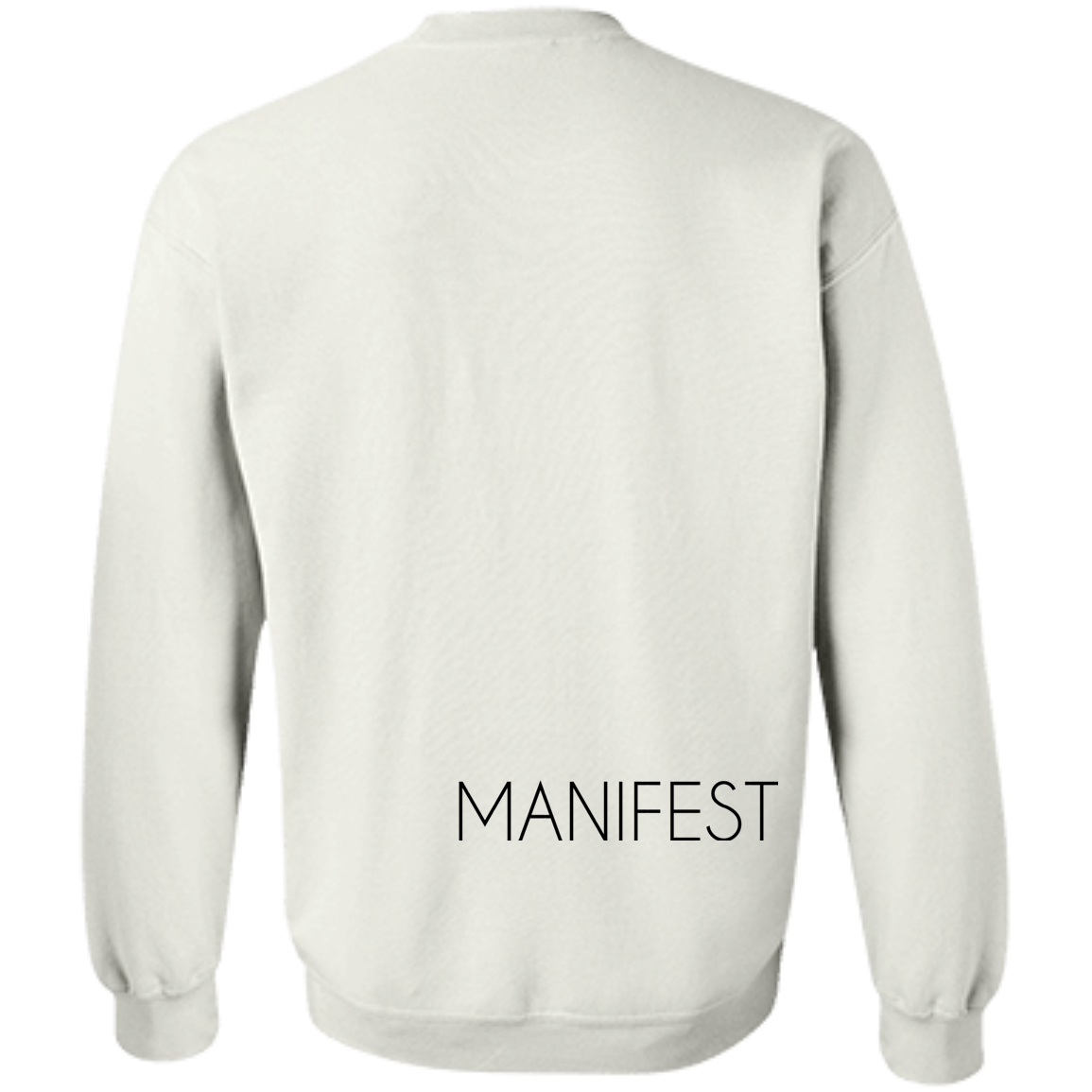 Manifest Crewneck - Black on White