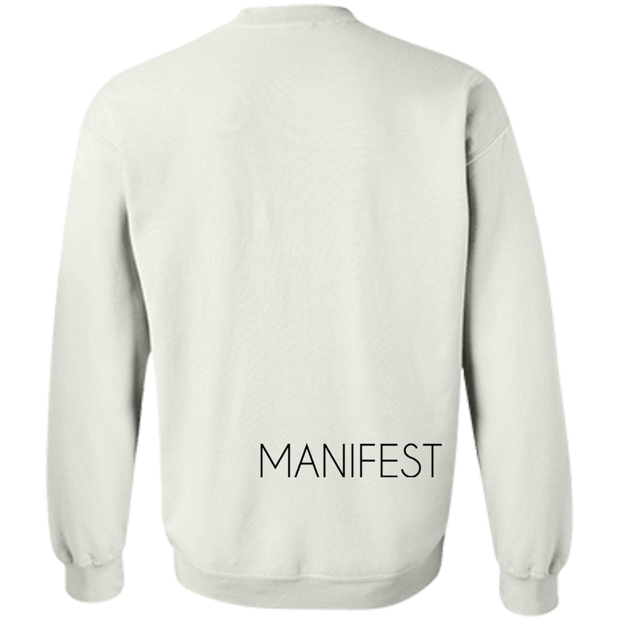 Manifest Crewneck - Black on White