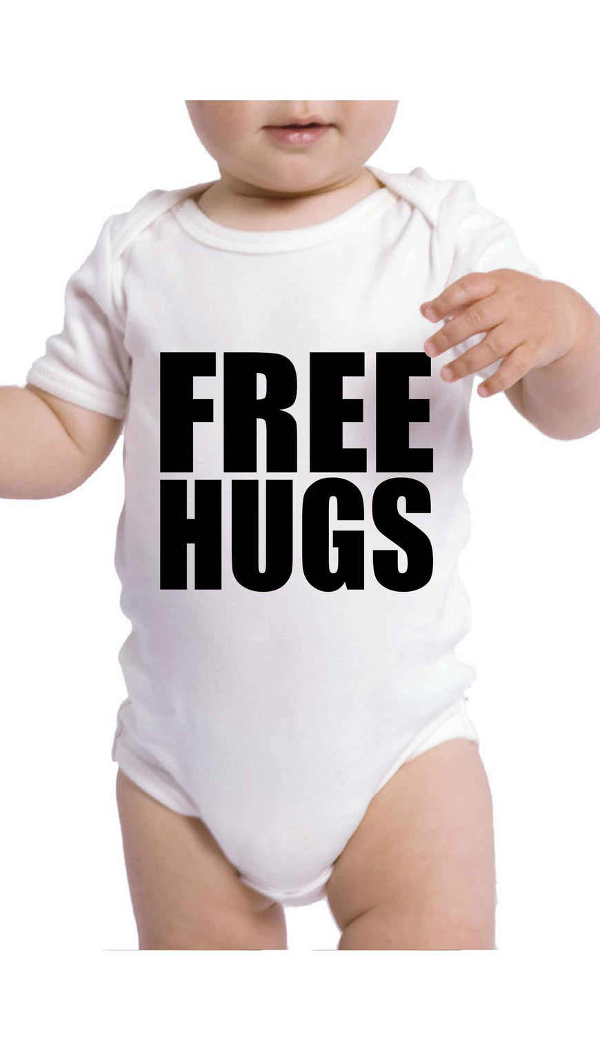 Free Hugs Cute & Funny Baby Infant Onesie