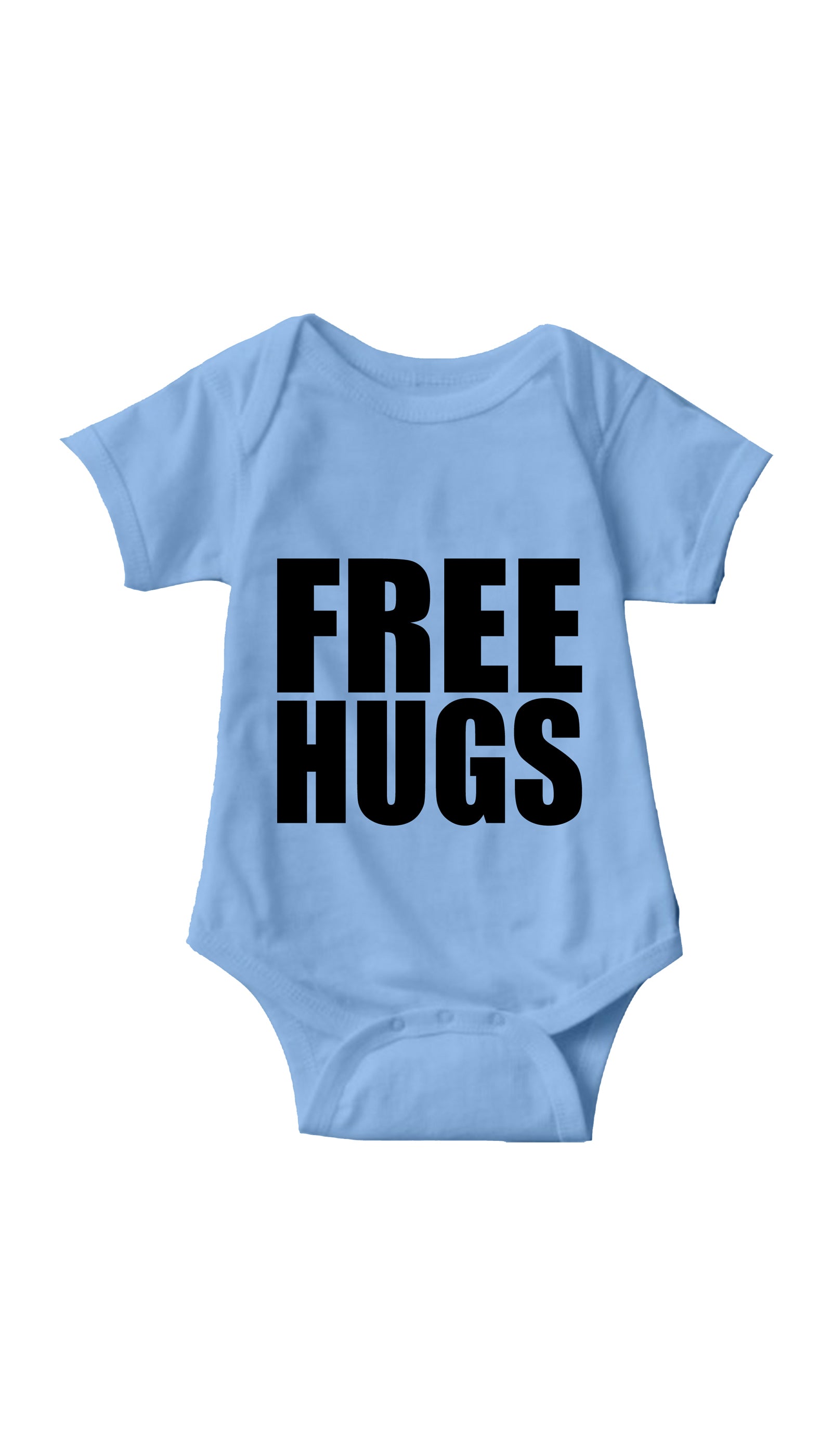Free Hugs Light Blue Infant Onesie | Sarcastic ME