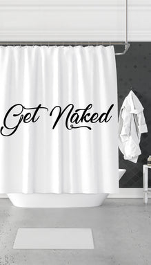 Get Naked Shower Curtain