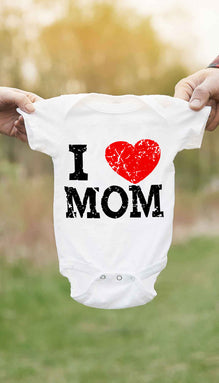 I Love Mom Infant Onesie