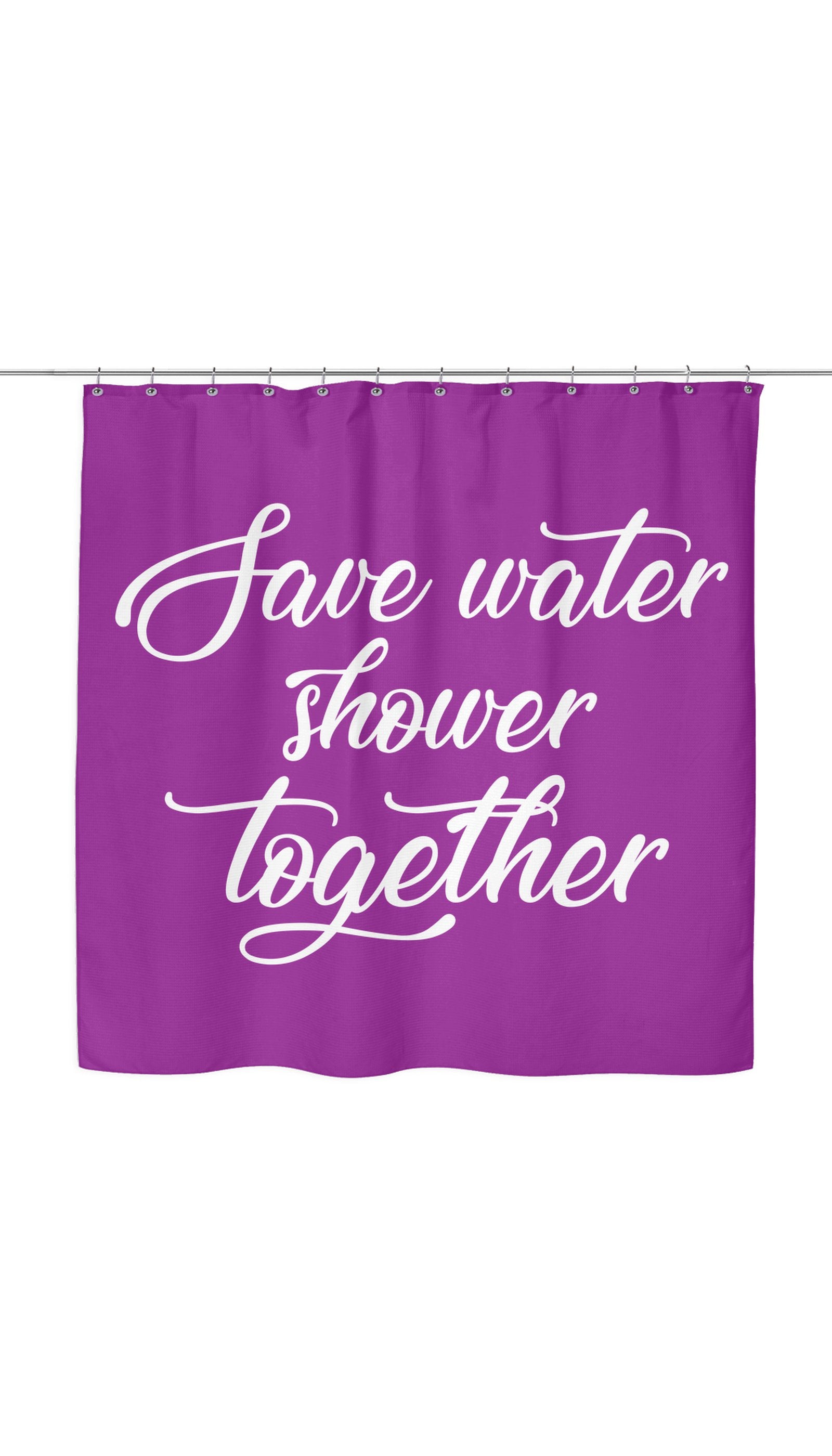 Save Water Shower Together Shower Curtain