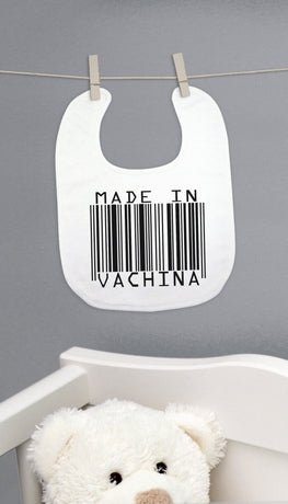 Made In Vachina Funny Baby Bib Gift | Sarcastic ME