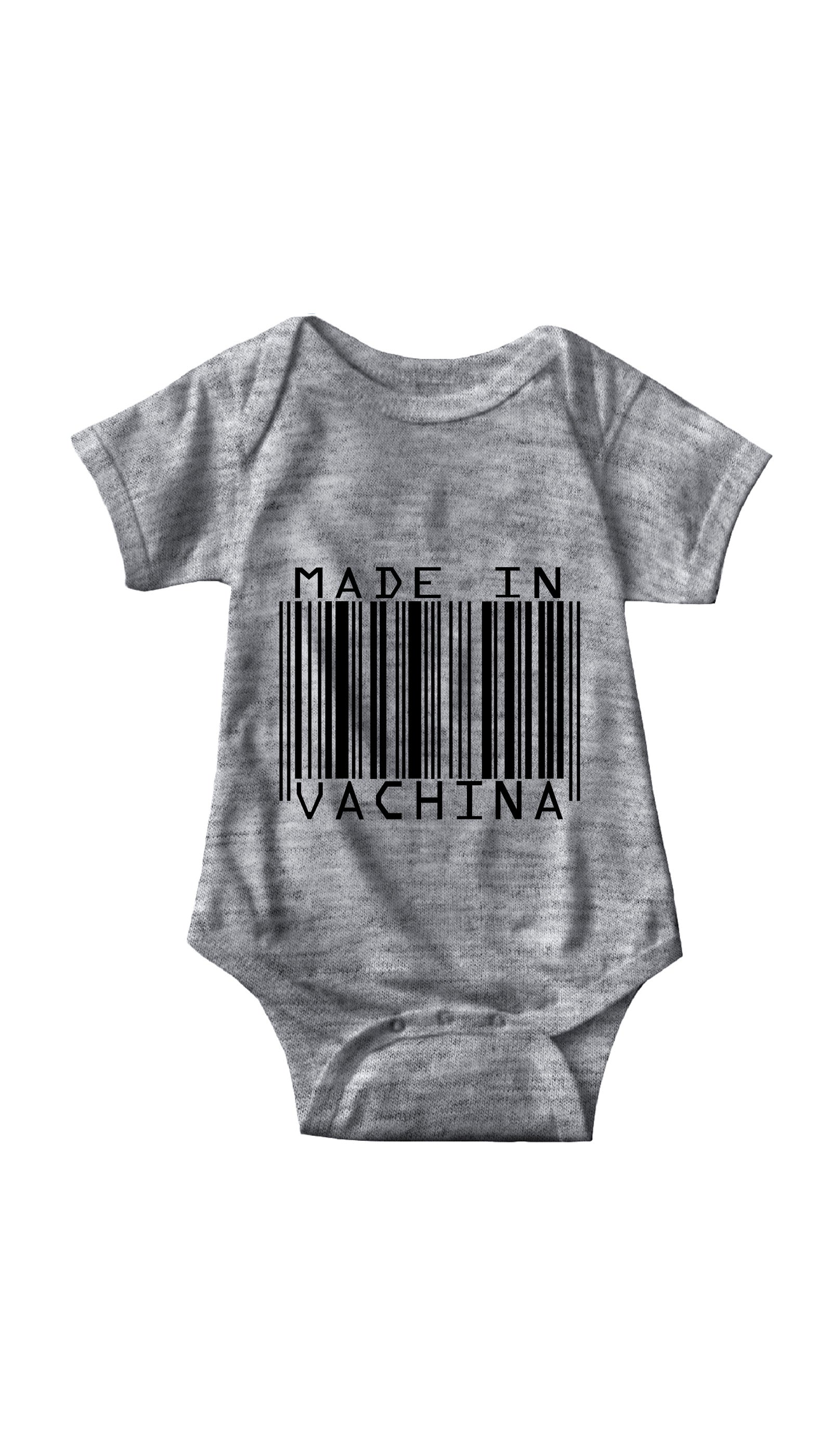 Made In Vachina Gray Infant Onesie | Sarcastic ME