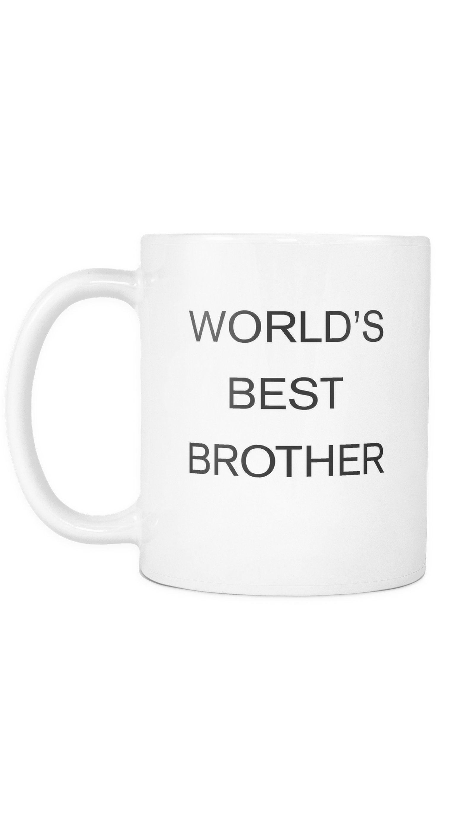 World's Best Brother White Mug | Sarcastic Me