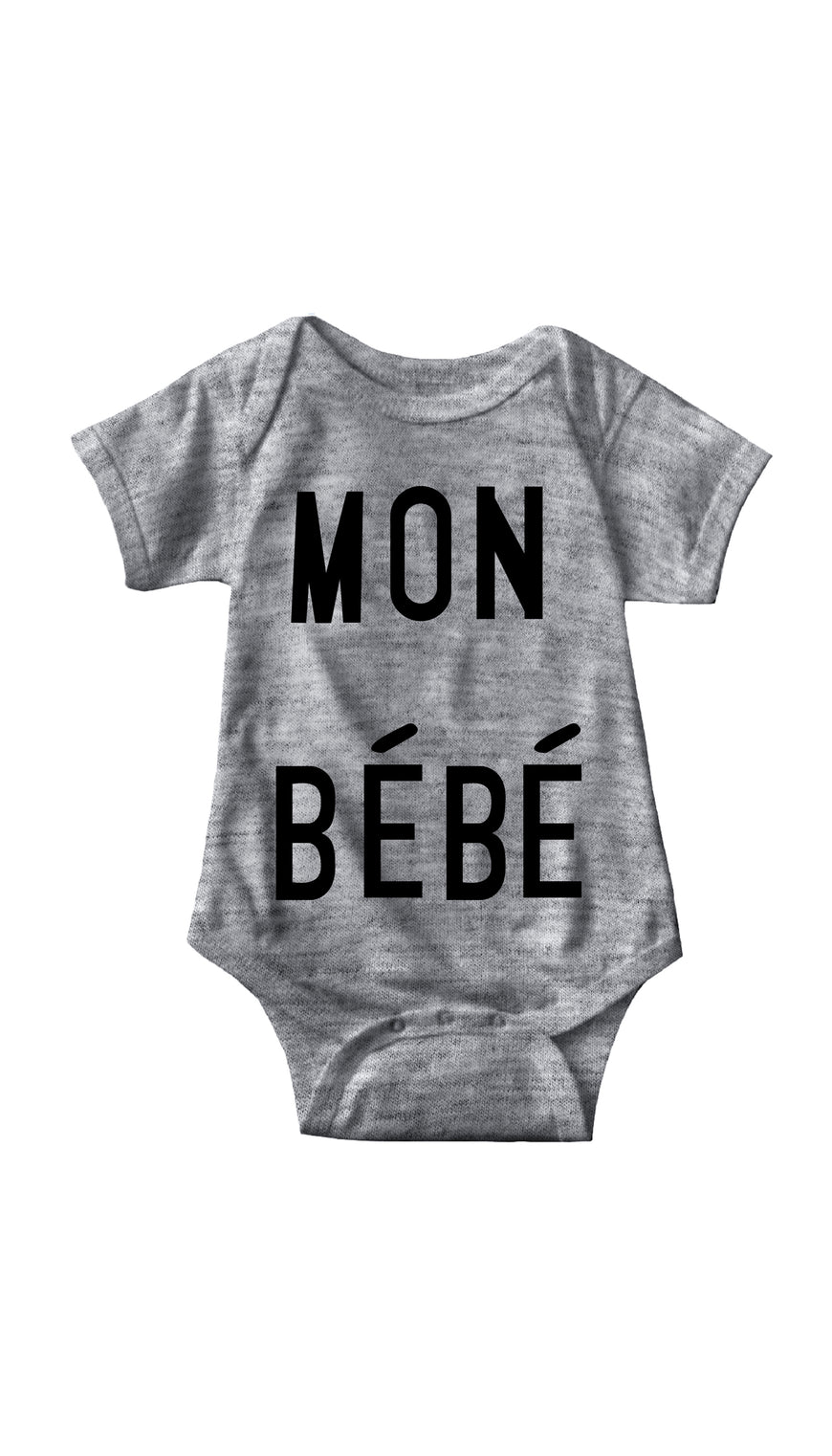 Mon Bebe Gray Infant Onesie | Sarcastic ME