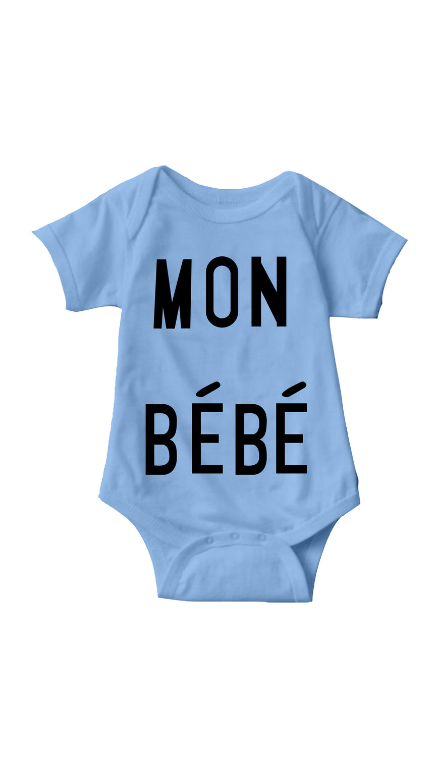 Mon Bebe Light Blue Infant Onesie | Sarcastic ME