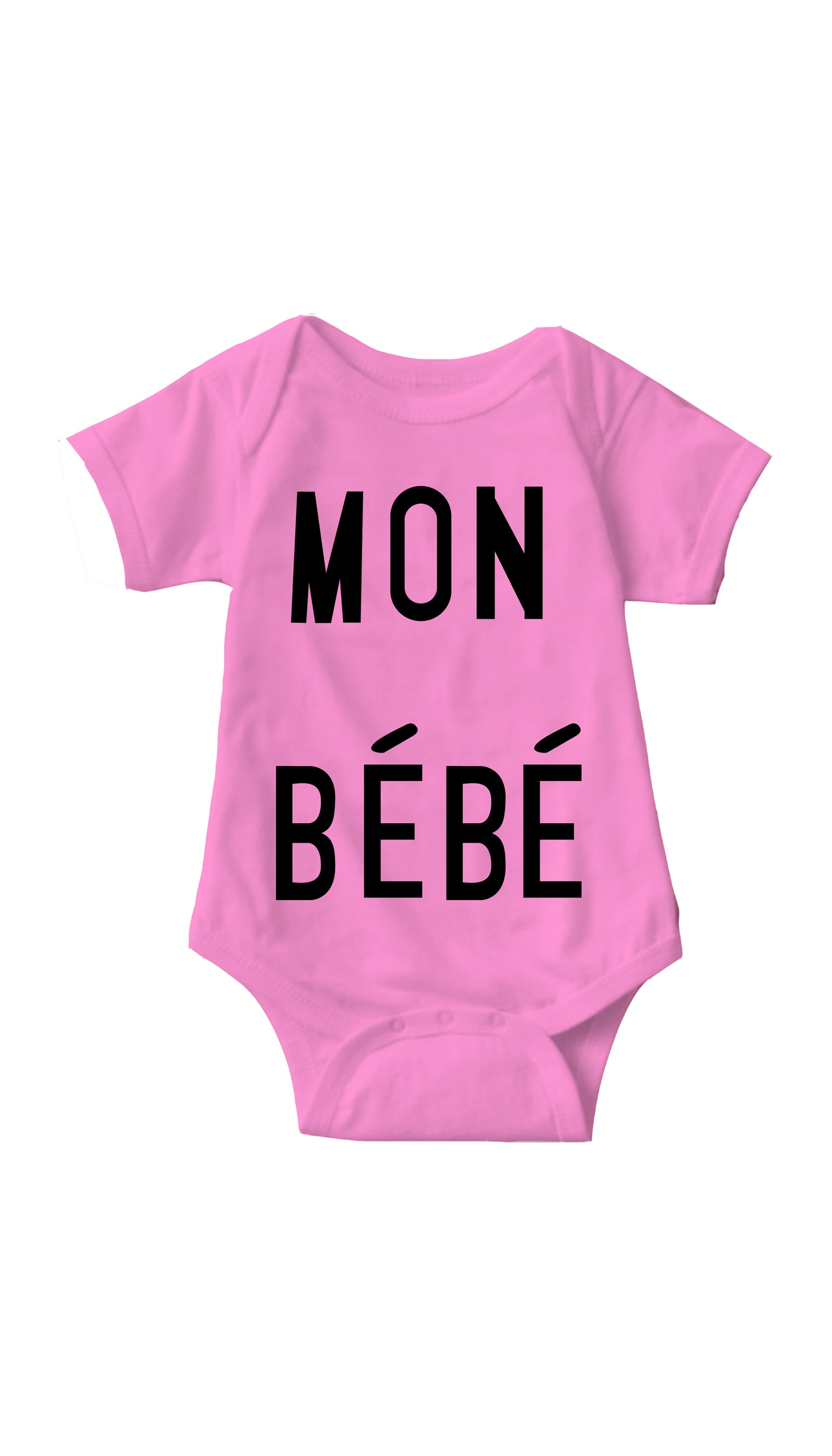 Mon Bebe Pink Infant Onesie | Sarcastic ME