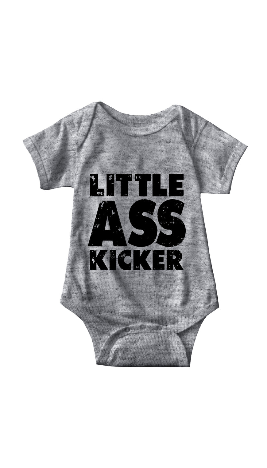 Little Ass Kicker Gray Infant Onesie | Sarcastic ME
