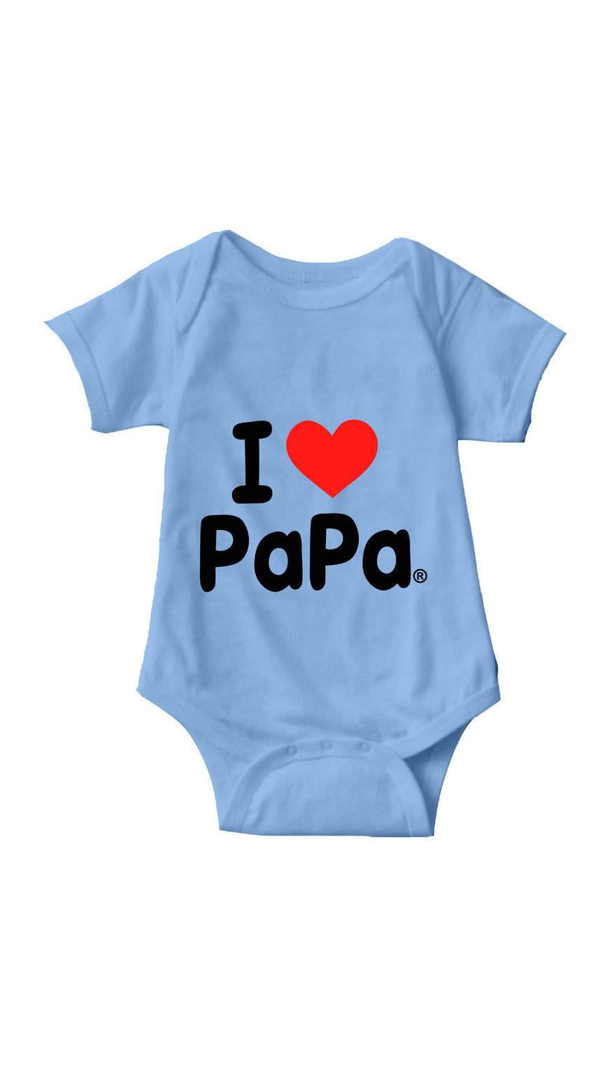 I Love Papa Light Blue Infant Onesie | Sarcastic ME
