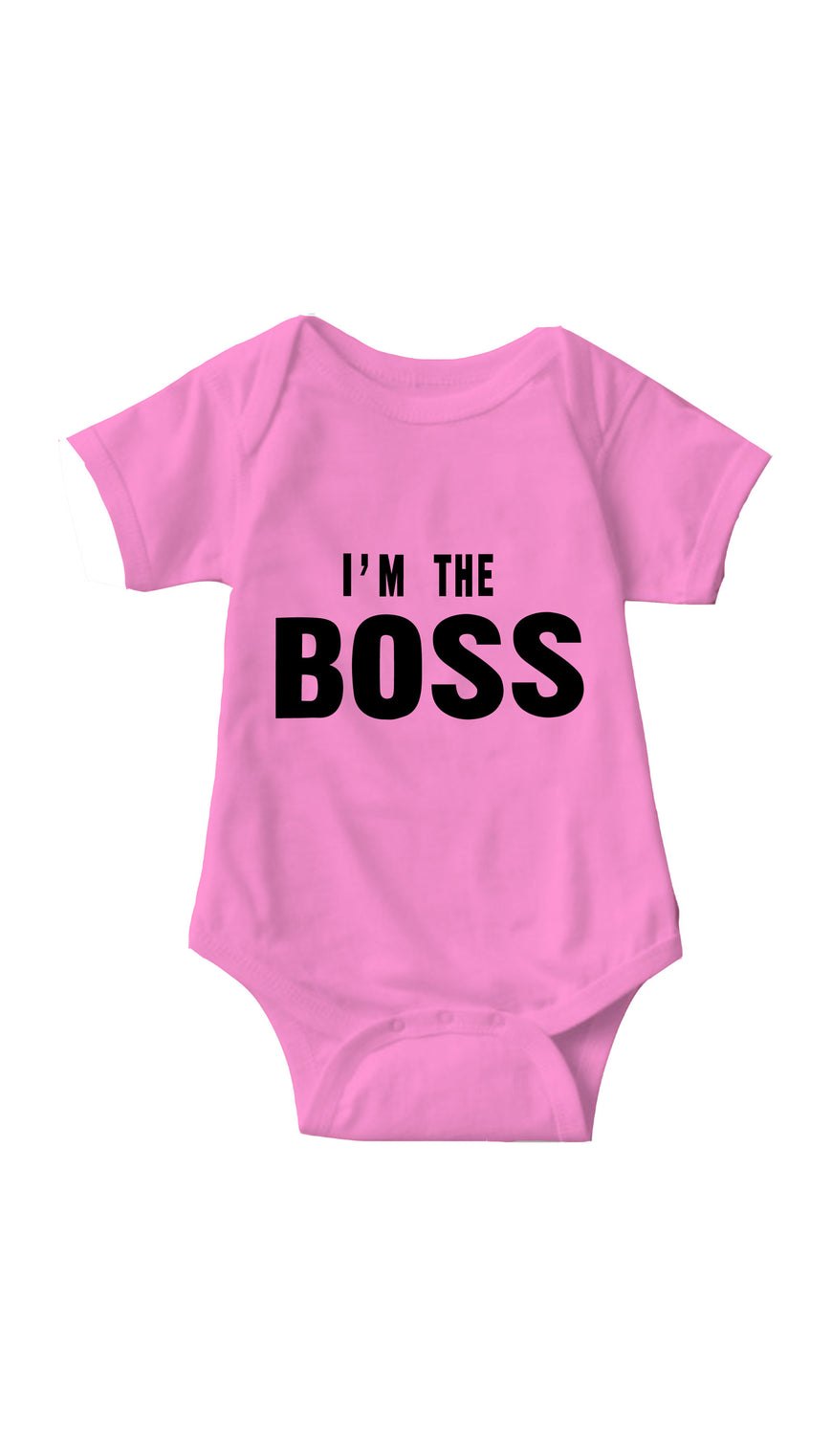 I'm The Boss Pink Infant Onesie | Sarcastic ME