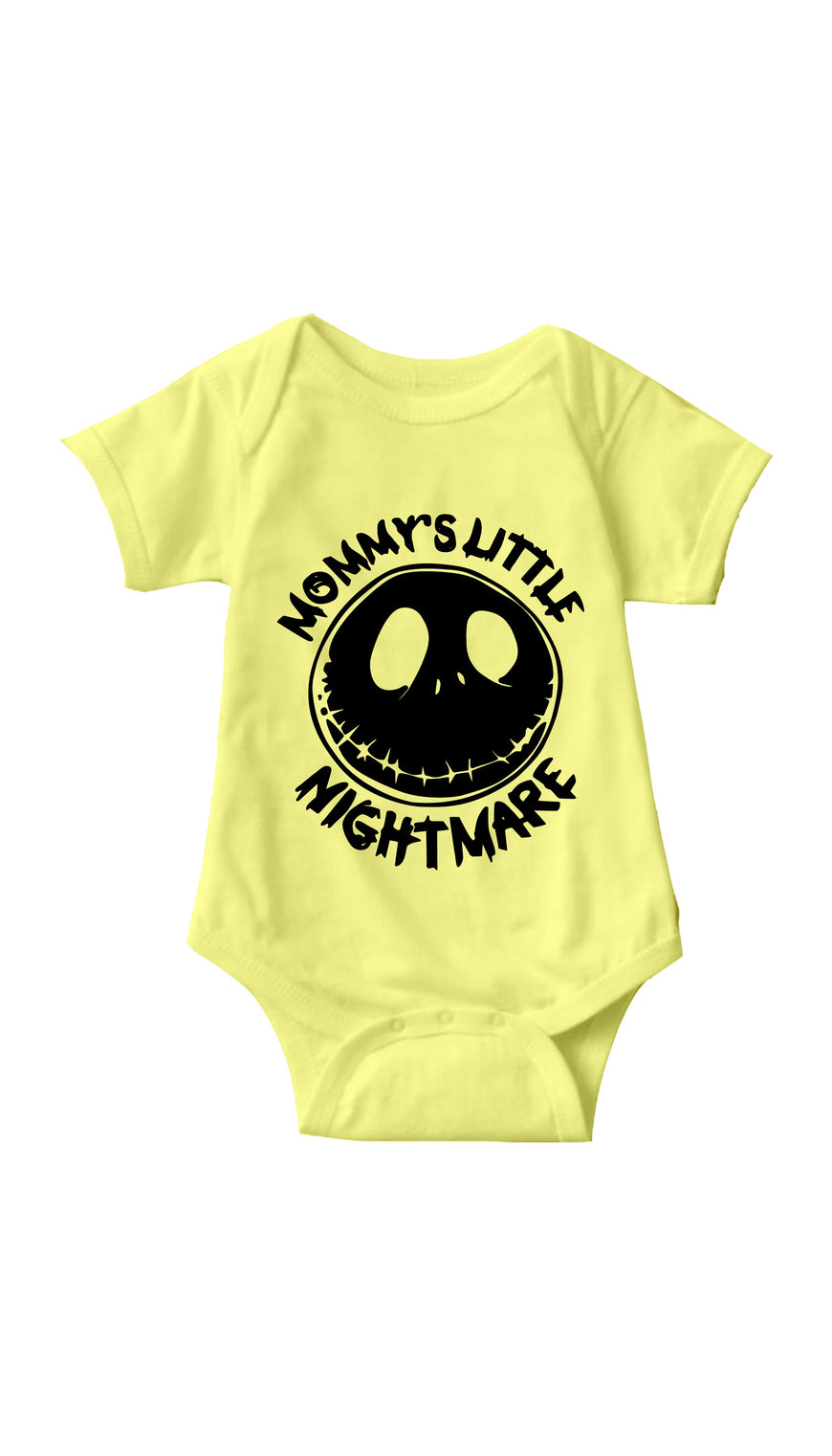 Mommy's Little Nightmare Yellow Infant Onesie | Sarcastic ME