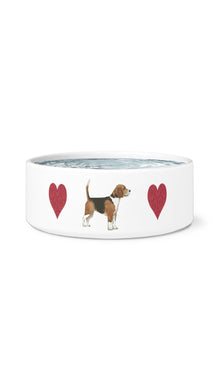I Love My Beagle Dog Pet Bowl