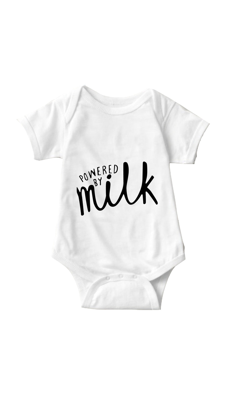 Powered By Milk White Infant Onesie | Sarcastic ME