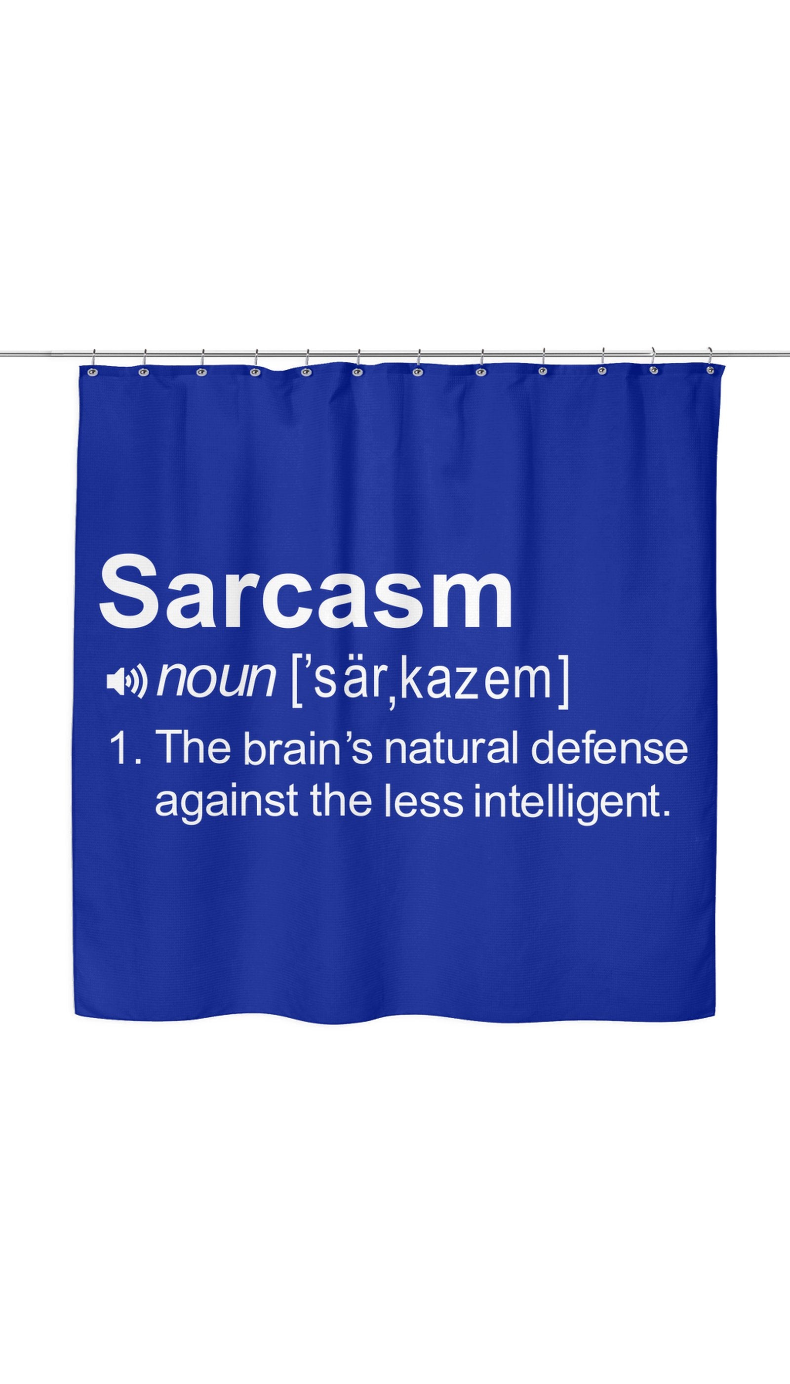 Sarcasm Noun Shower Curtain