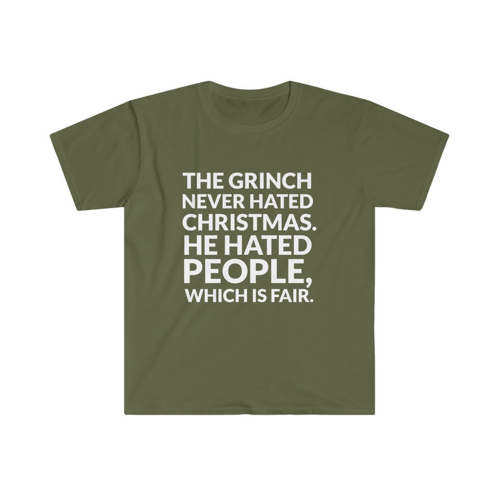 The Grinch Never Hated Christmas T-Shirt
