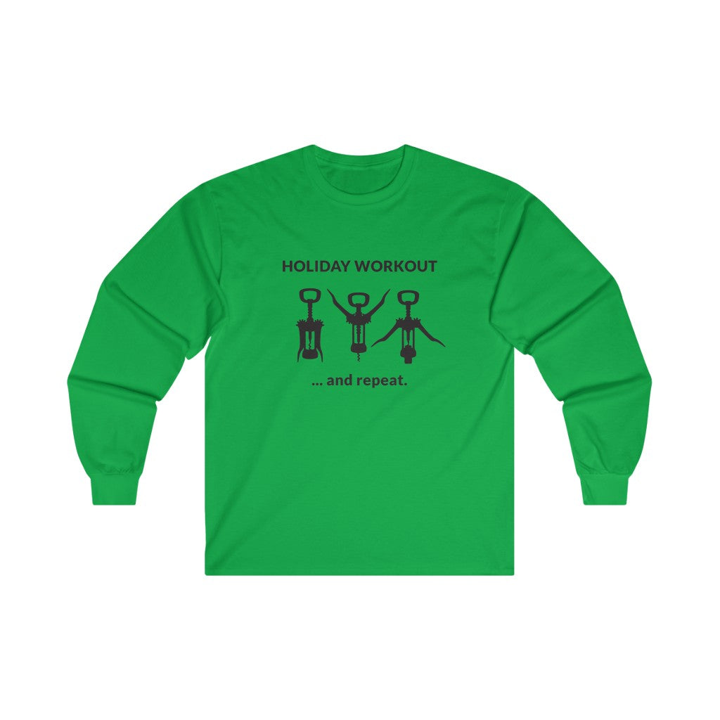 Holiday Workout Long Sleeve Tee