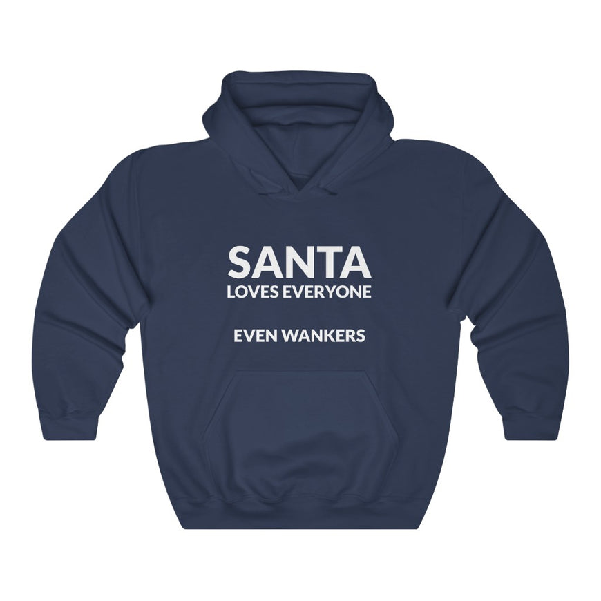Santa Loves Everyone Hooded Sweatshirt