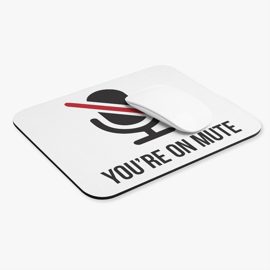 Muted! Workplace Mouse Pad