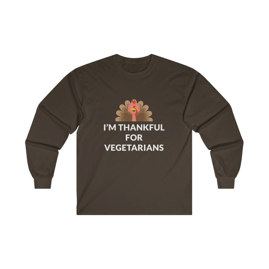 Thankful For Vegetarians Long Sleeve Tee