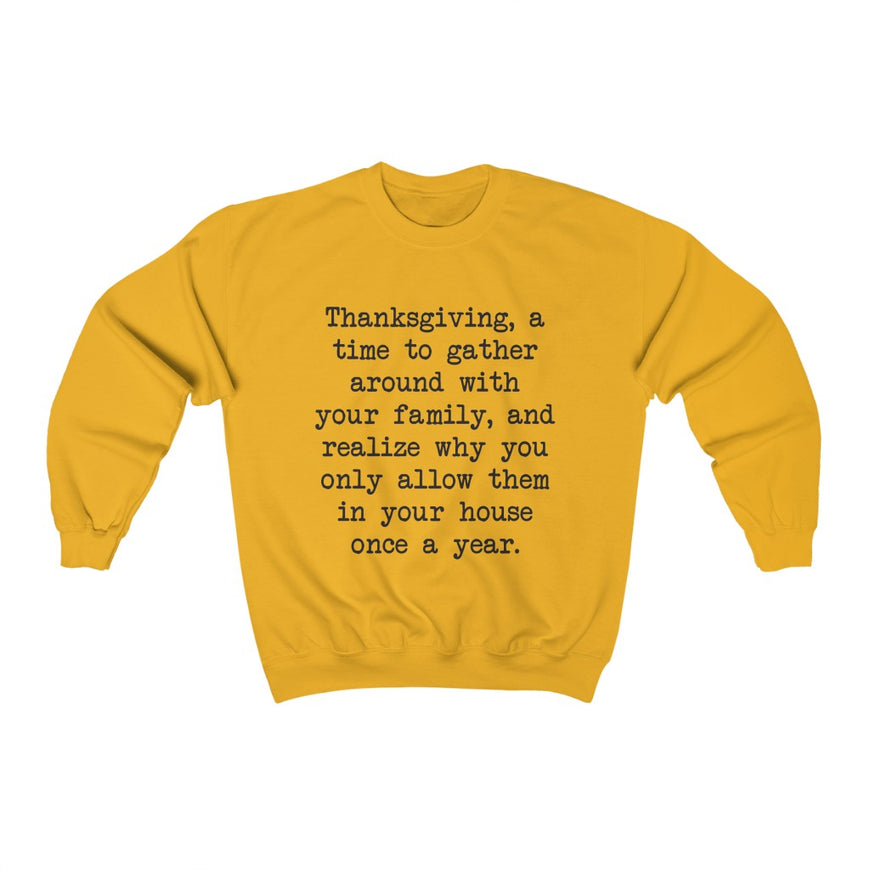Thanksgiving Gathering Crewneck Sweatshirt