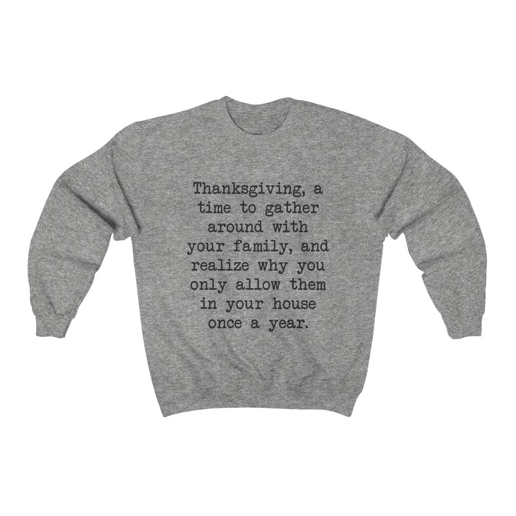 Thanksgiving Gathering Crewneck Sweatshirt