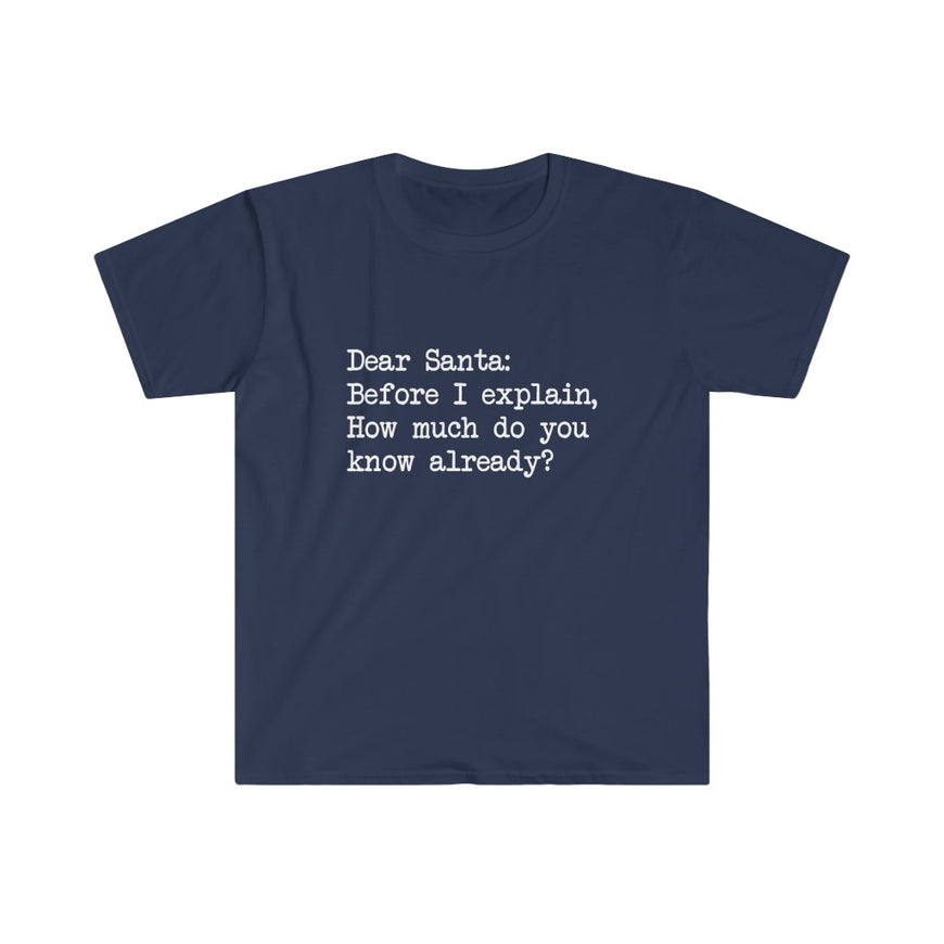 Dear Santa, Let Me Explain T-Shirt