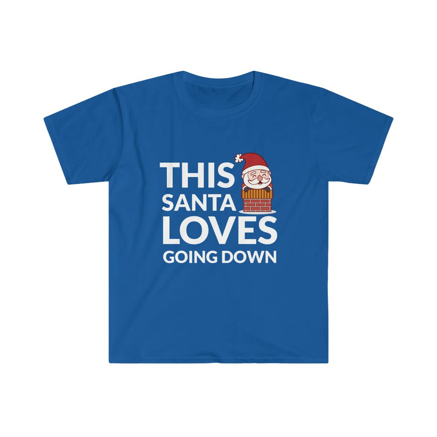 Santa Loves Going Down T-Shirt